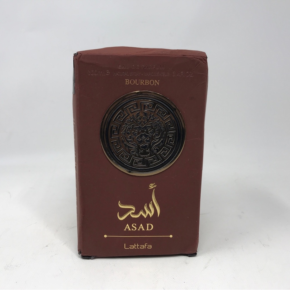 Lattafa Asad Bourbon Eau De Parfum Spray 100 ml / 3.4 fl Oz - Open Box